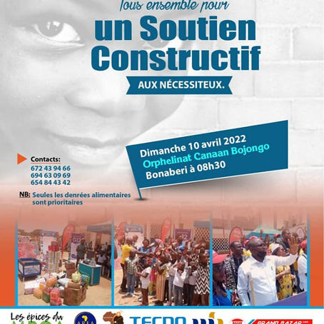 Un geste pour les orphelins de Canaan de Bojongo, au Cameroun