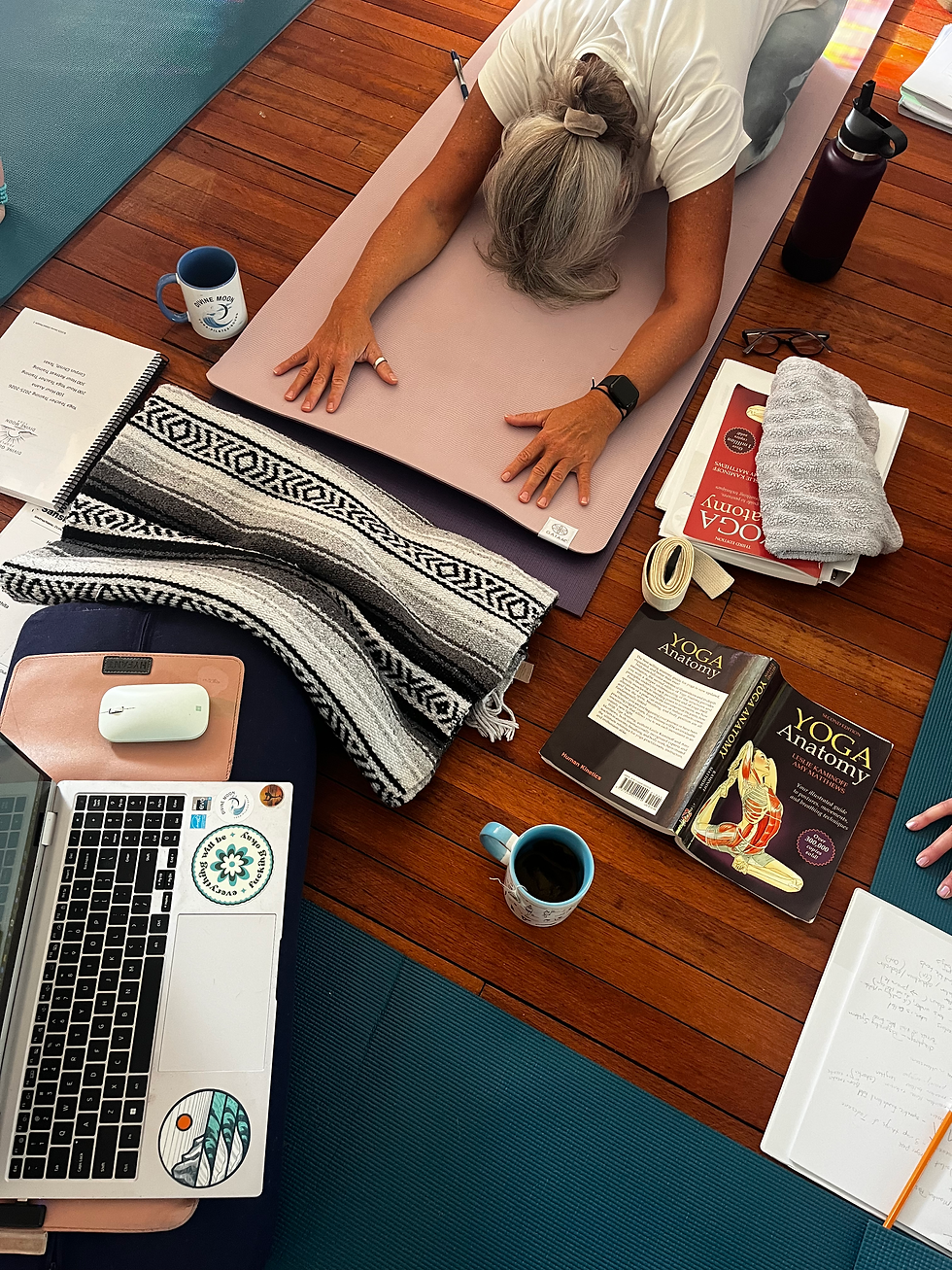 Child’s pose was needed ! 