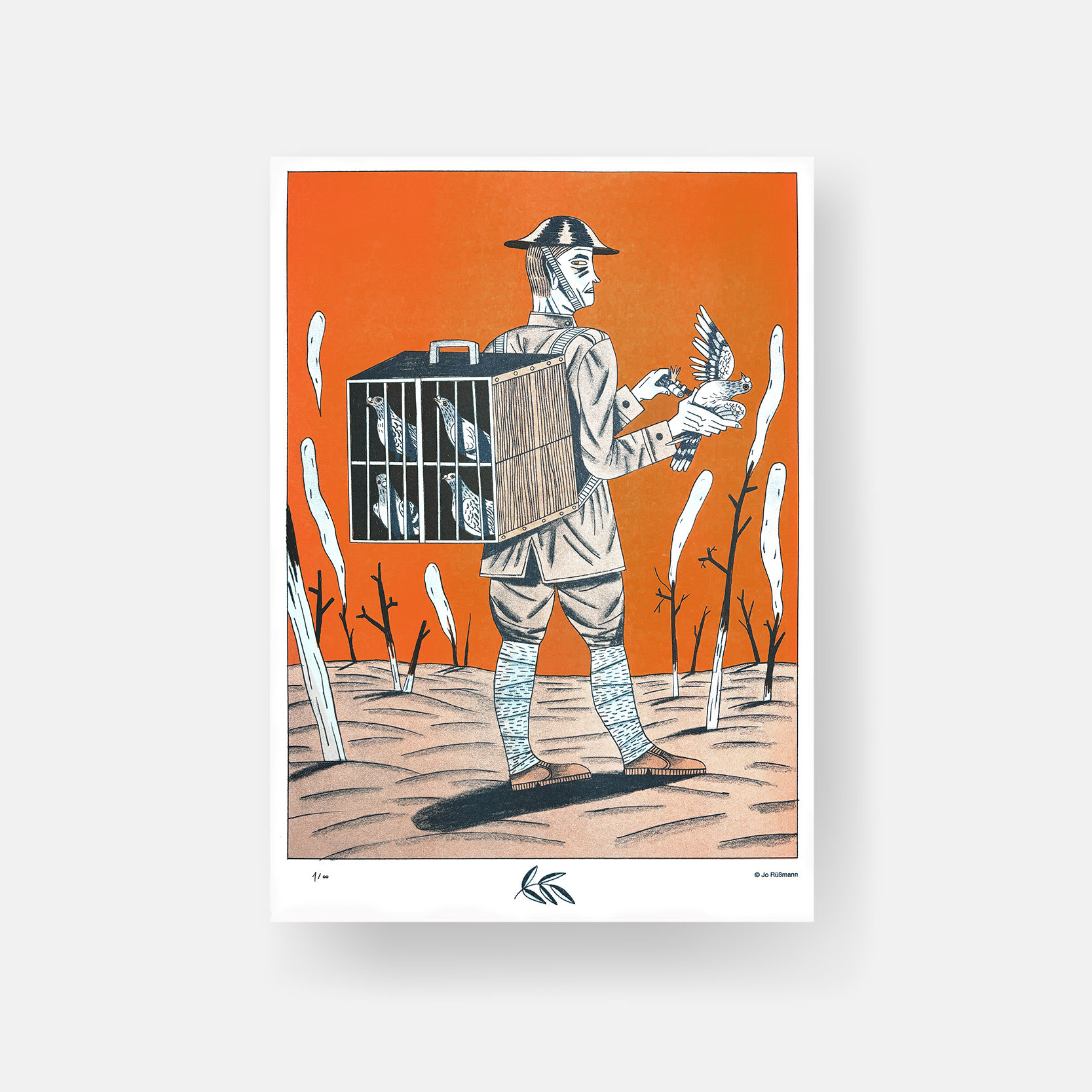 CCP — Tauben — Jo Rüßmann / Art Print