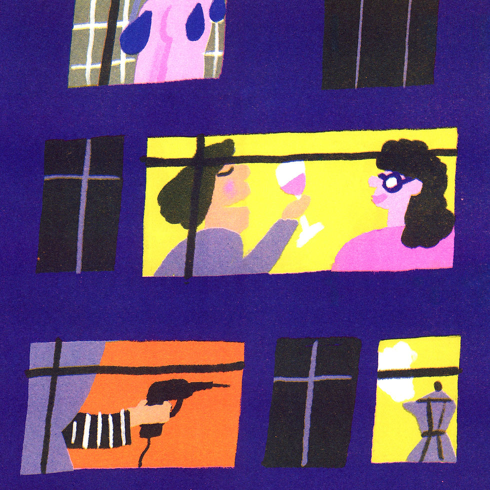 Thumbnail: Studio Tampopo  —Katja Gendikova — Rear Window / Art Print