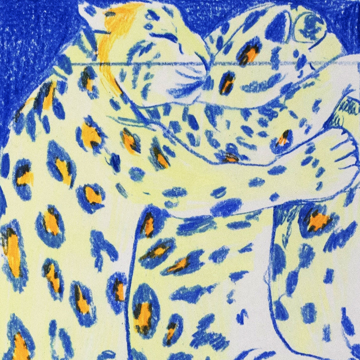 Studio Miammmiam — Dangerous Tenderness / Buntstift Zeichnung