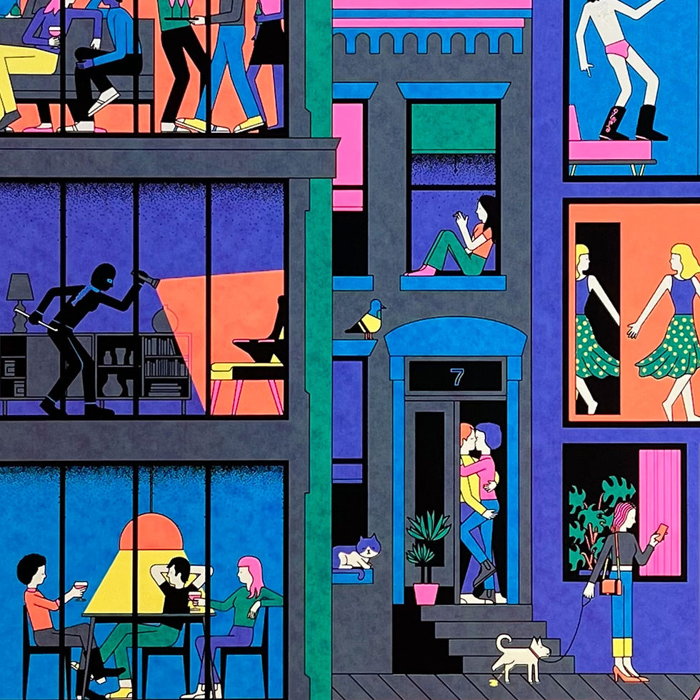 Thumbnail: Nana Rausch — Friday Night / Art Print