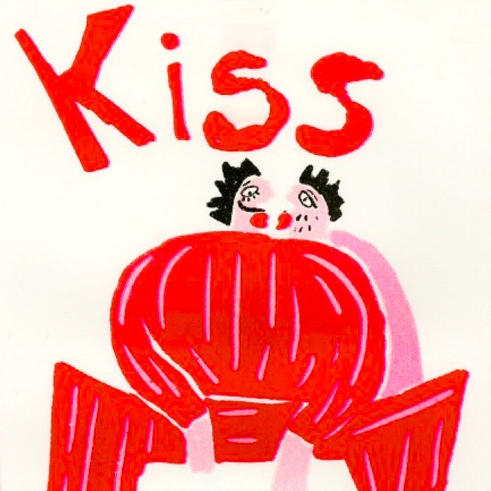 Thumbnail: Larissa Martins Gerich — Kiss Who ever you want / Art Print