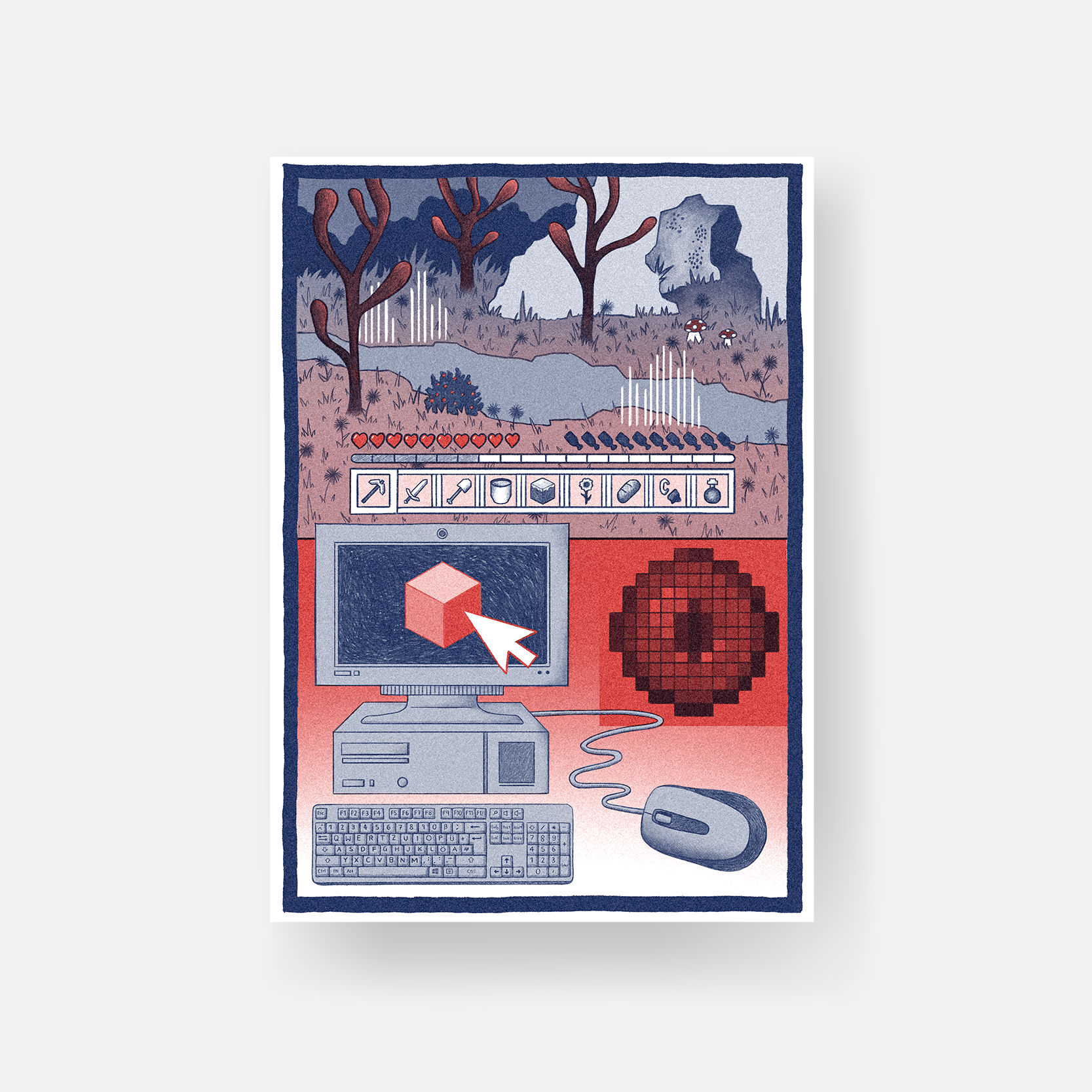 Julie Felten — Into the End / Art Print