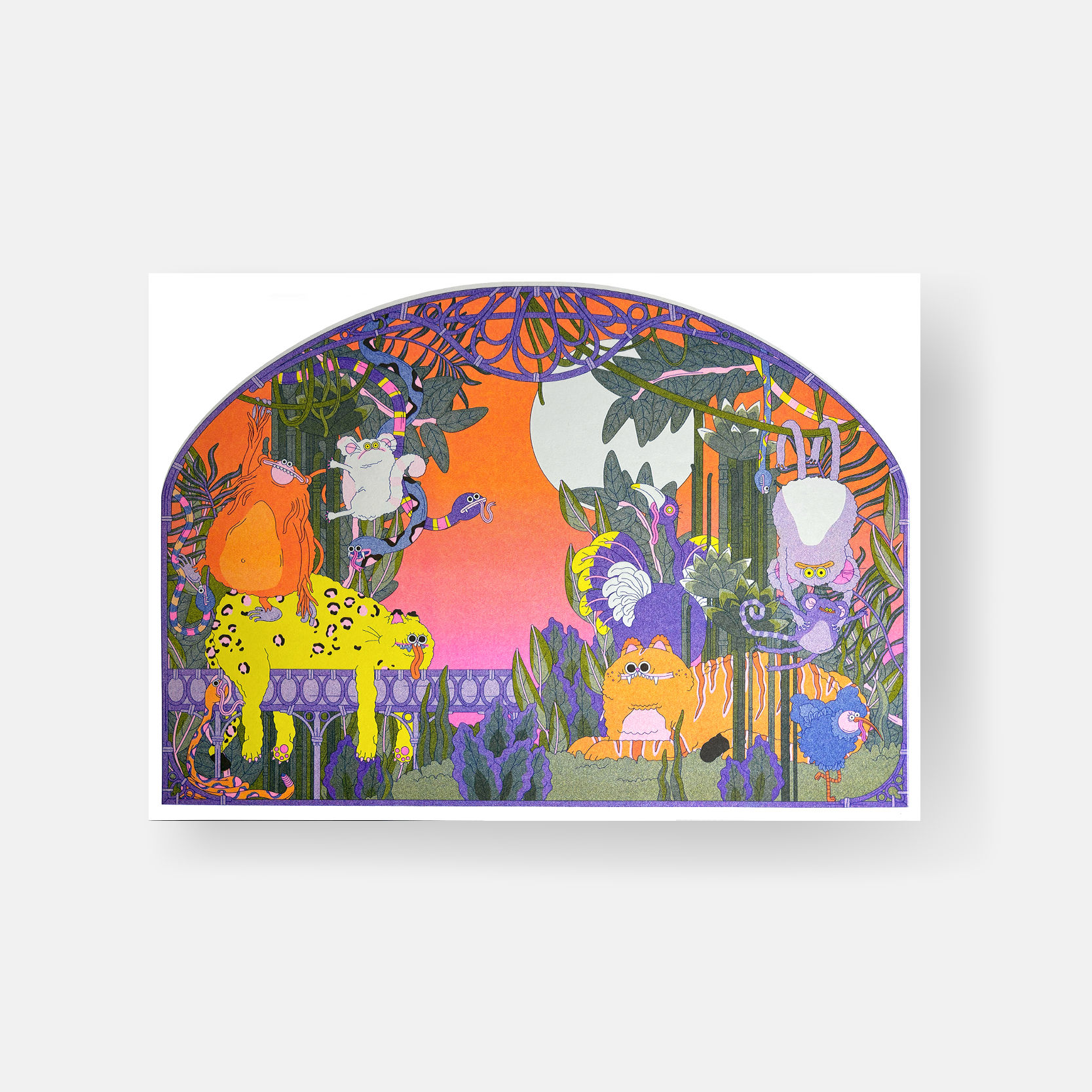 Alice Monvaillier — A3 Riso Prints / Dschungel / Art Prints