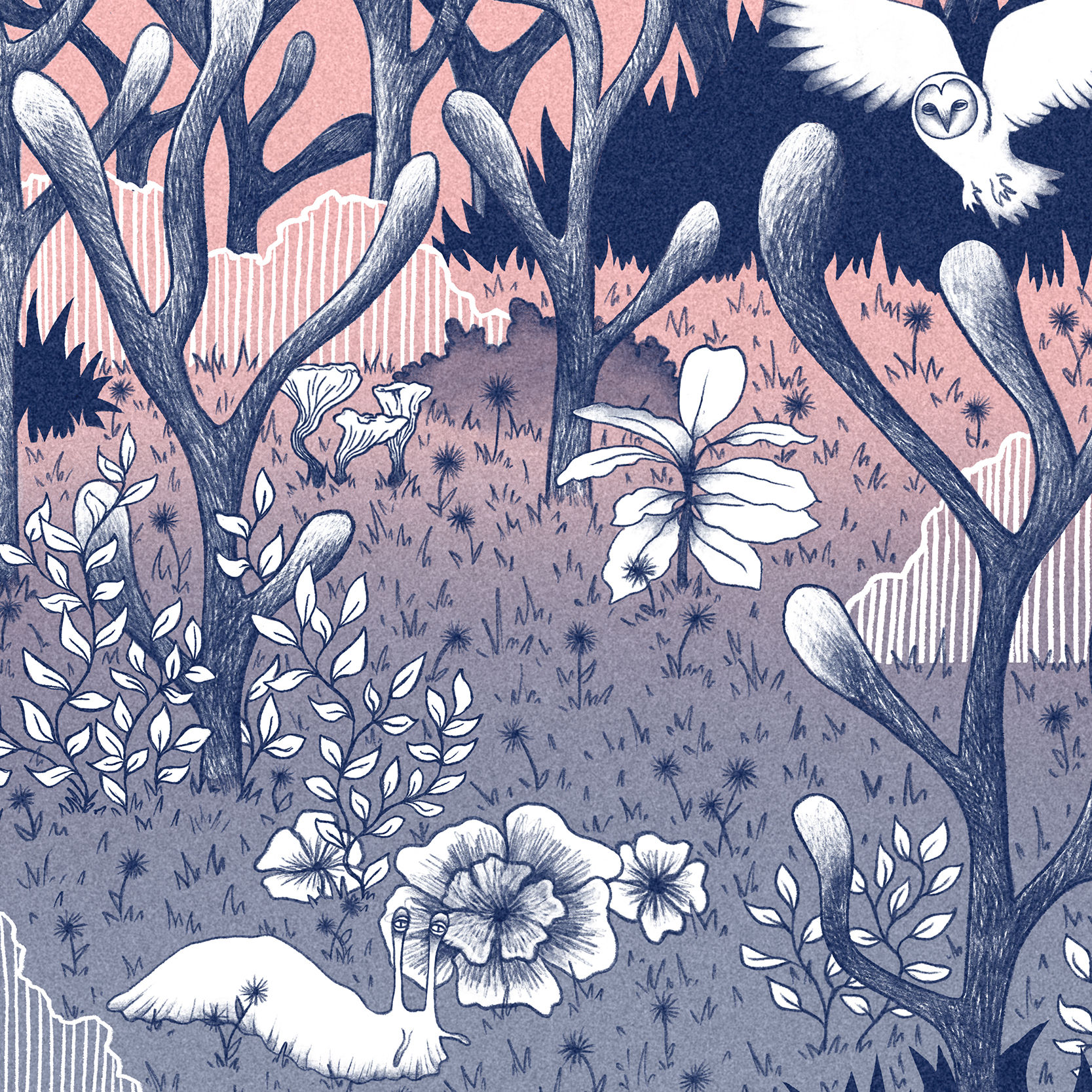 Julie Felten — Night Spirits / Art Print