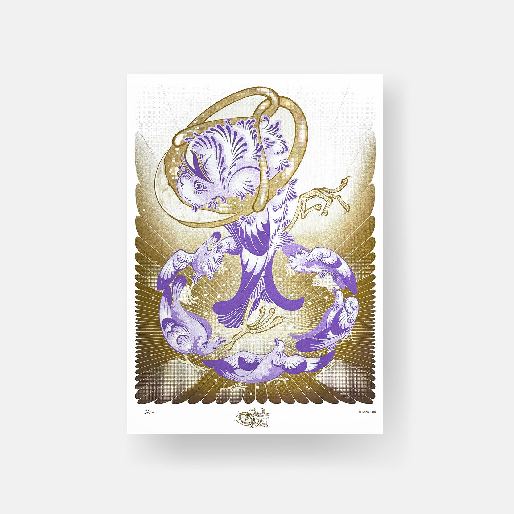 CCP — Tauben — Kenn Lam / Art Print