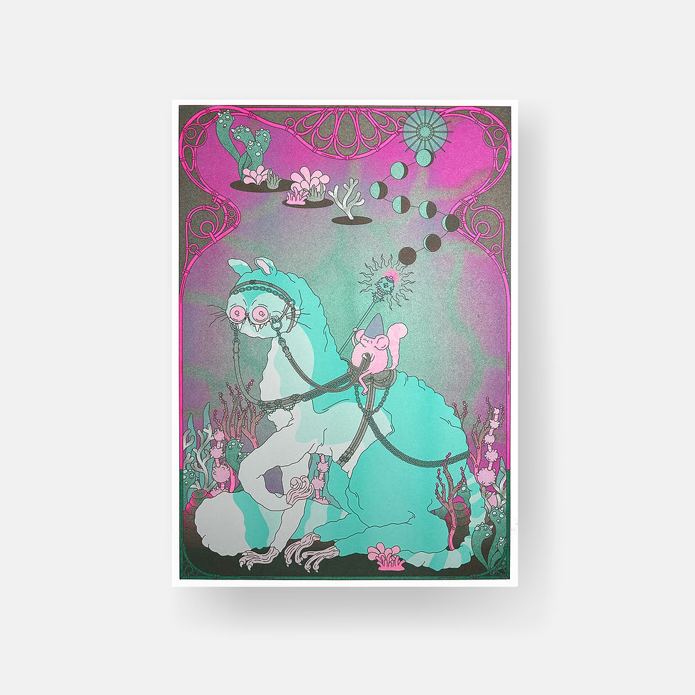 Alice Monvaillier — A3 Riso Prints / Wizard / Art Prints