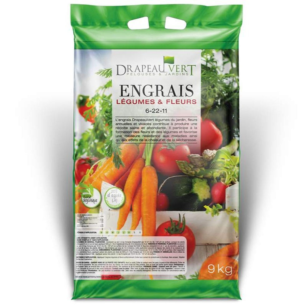 Engrais légumes et fleurs Drapeau Vert