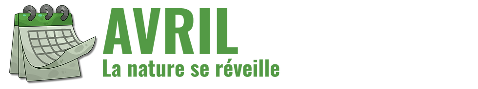 Dessin calendrier avec mois avril