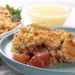 Croustillant à la rhubarbe