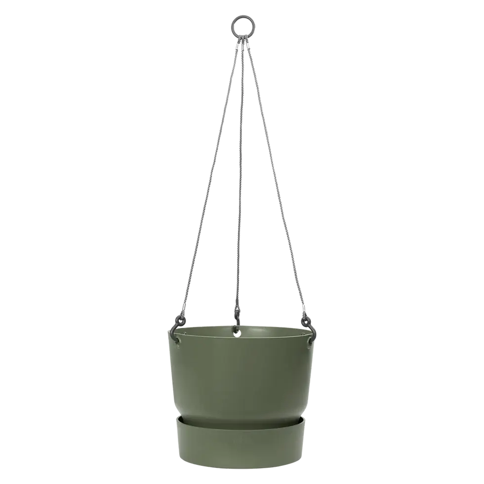 Jardinière suspendue Greenville vert feuille