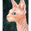 Thumbnail: Hairless Cat (2022), Original Painting, 5.8 x 8.3 Cold Pressed Paper