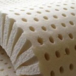 Latex foam for a foam mattress