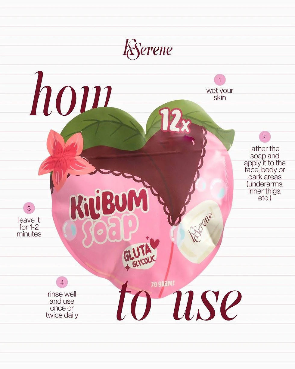 Thumbnail: KSerene KiLiBUM Soap 70g x 3 Bars and Extra White Underarm Serum Cream 30ml