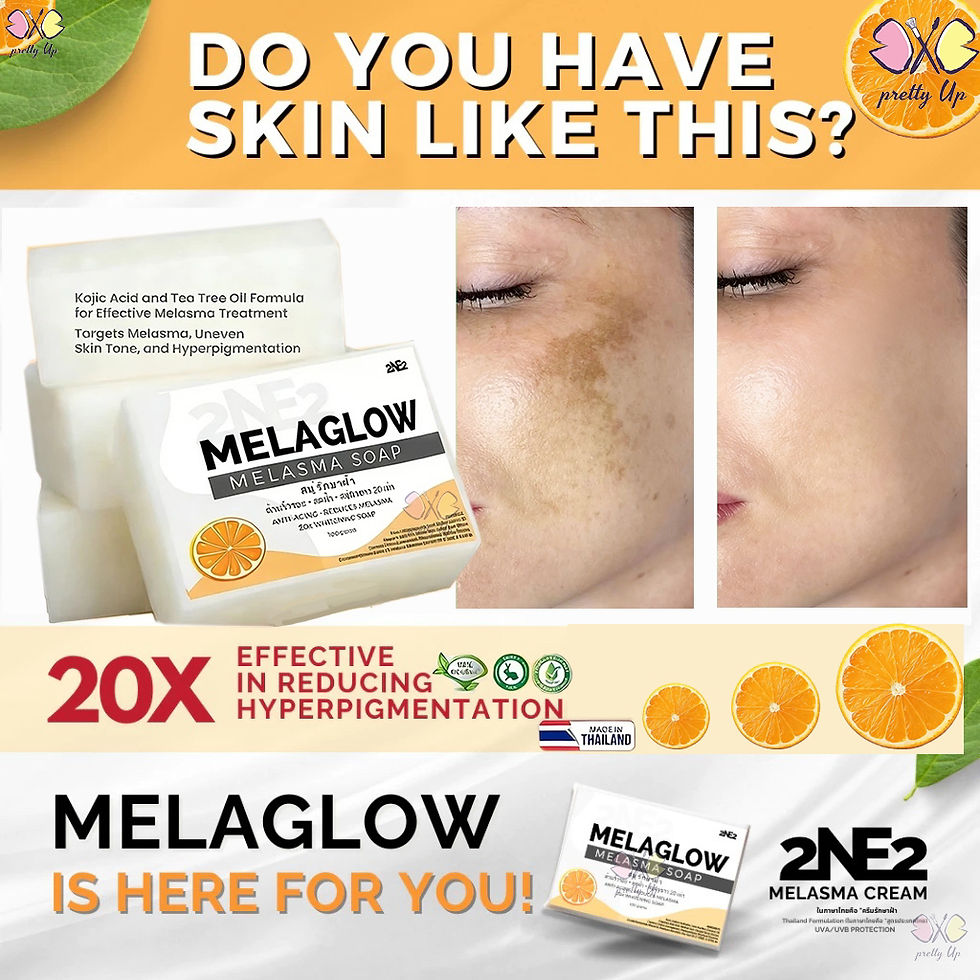 Thumbnail: 2NE2  2X Melaglow Melasma Soap 100g Clarifying & Nourishing Soap for Dar