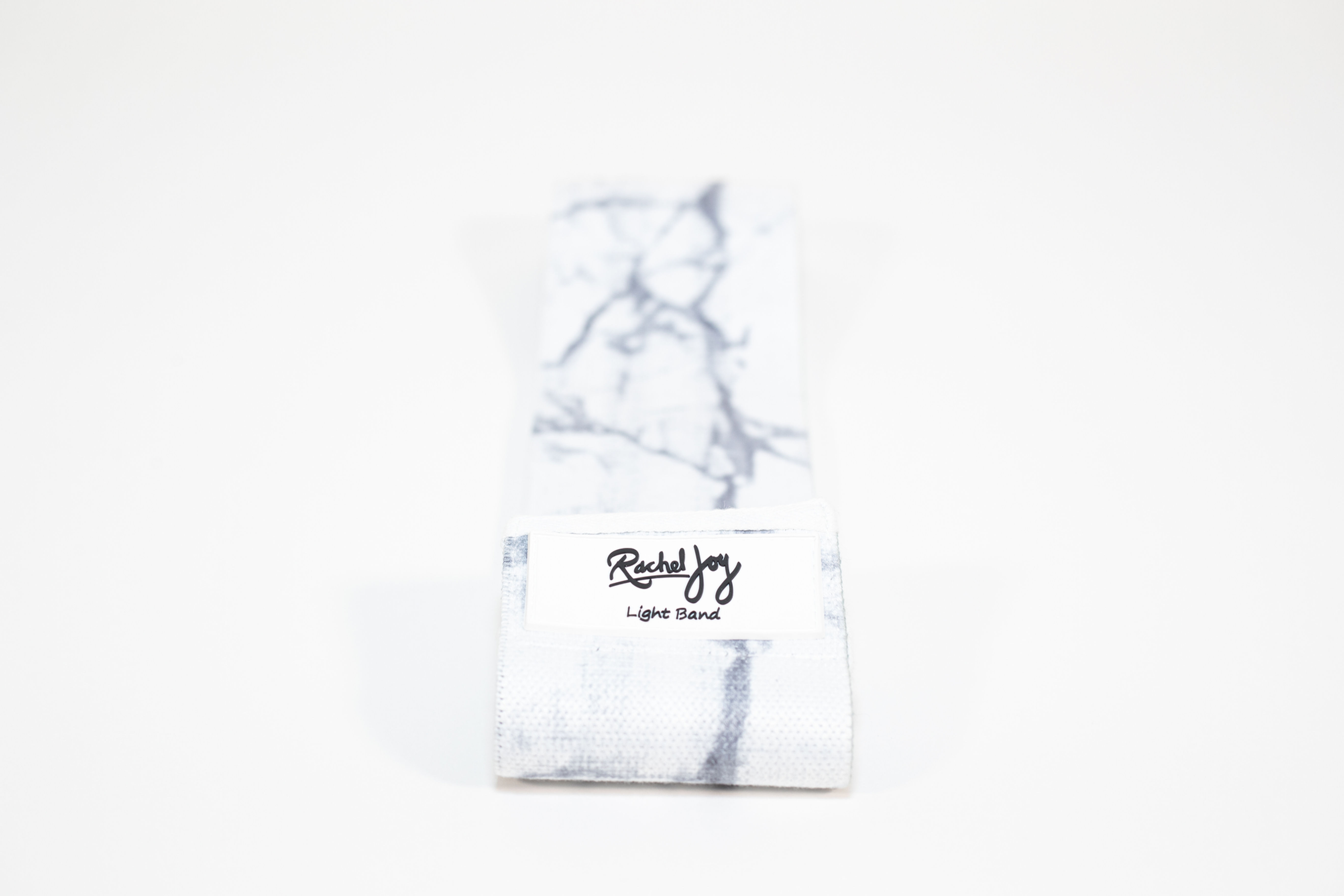 Small Light White Marble Band