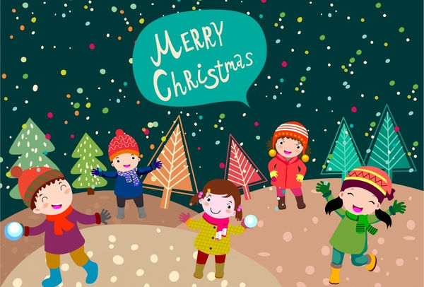 christmas_banner_design_with_kids_playin