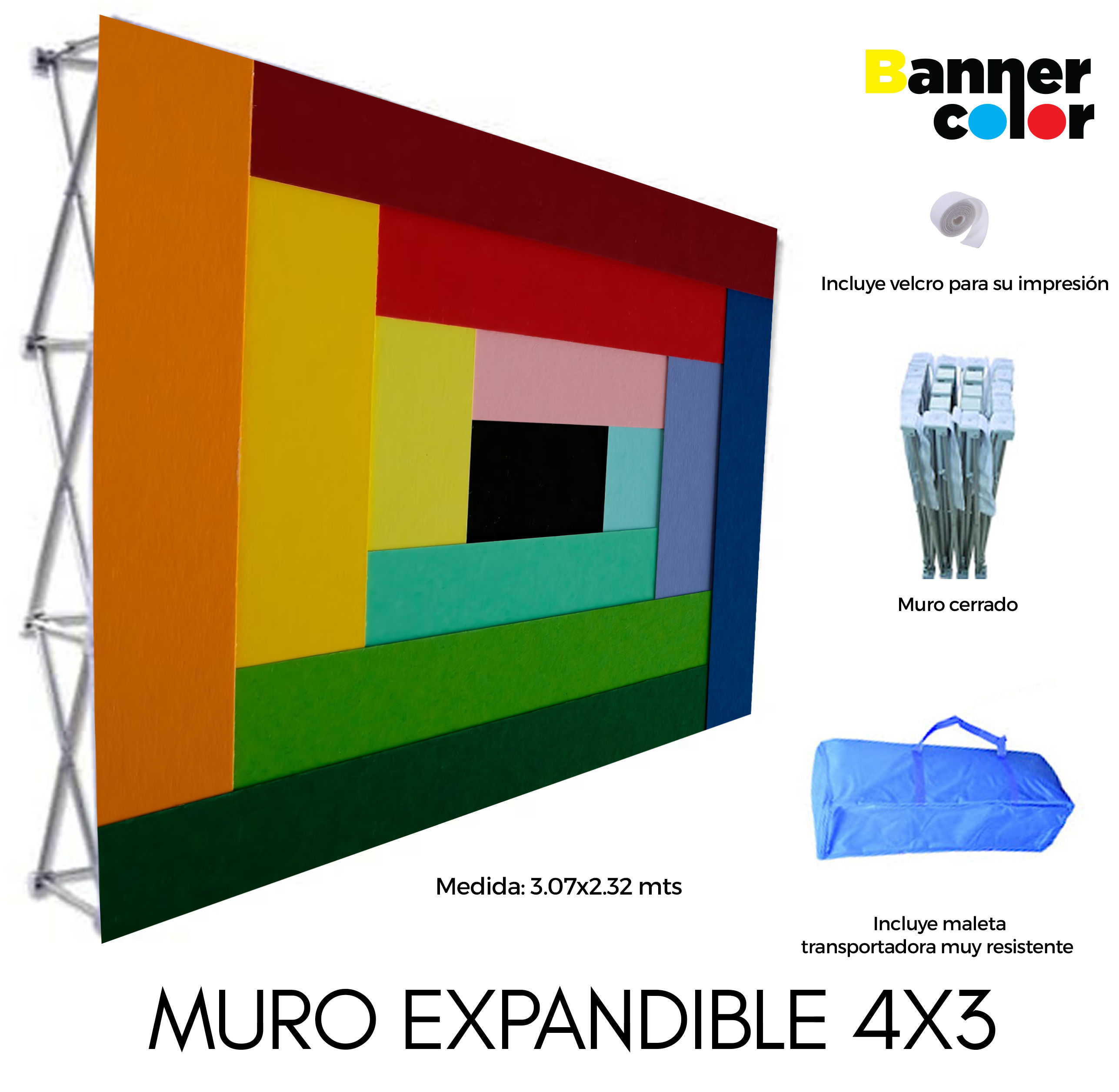 Muro expandible 4x3