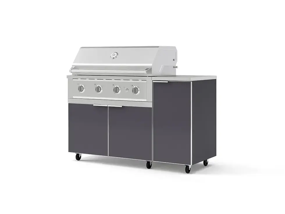 Thumbnail: Newage OKC-16 Aluminum Black 4pc Grill Set