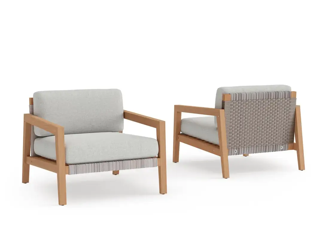 Newage 6L Outdoor Set – Lakeside Teak Cast Silver