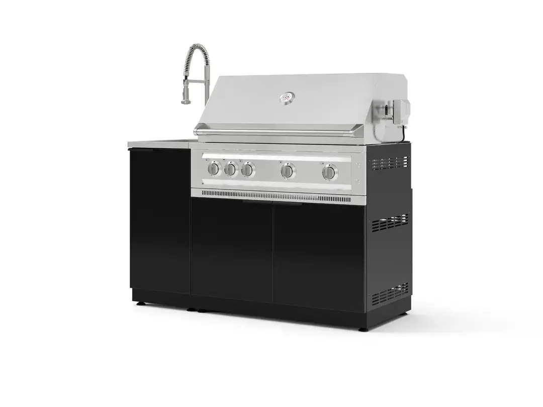 Newage OKC-16 Black 40 Sink & Grill Set