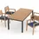 Thumbnail: Rhodes 4 Seater Dining Set with 72 in. Table