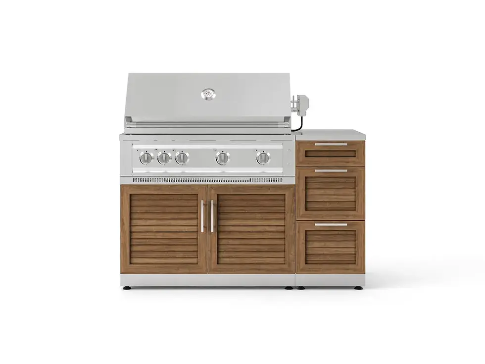 Thumbnail: OKC 16 GR 4 pc Set 3 Drawer 33 IGC 33 LP Platinum Grill 16 SS Top
