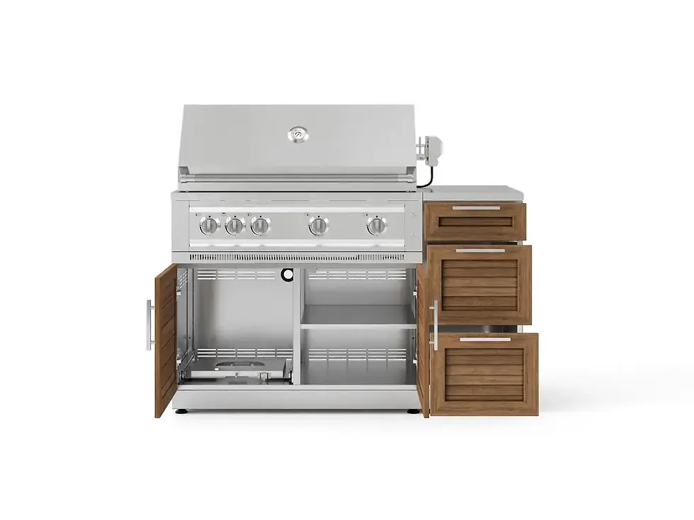 Thumbnail: OKC 16 GR 4 pc Set 3 Drawer 33 IGC 33 LP Platinum Grill 16 SS Top