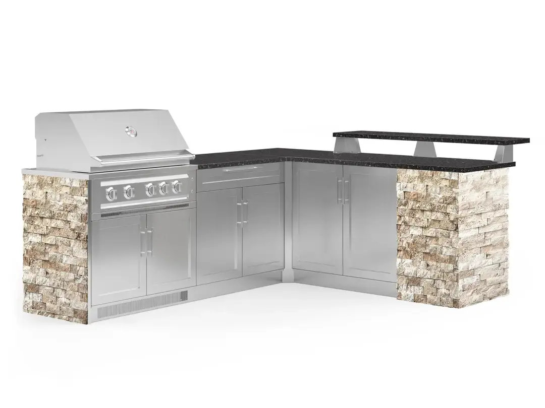Newage OKC Mid 23 36" Natural Gas Grill Black Galaxy Ivory