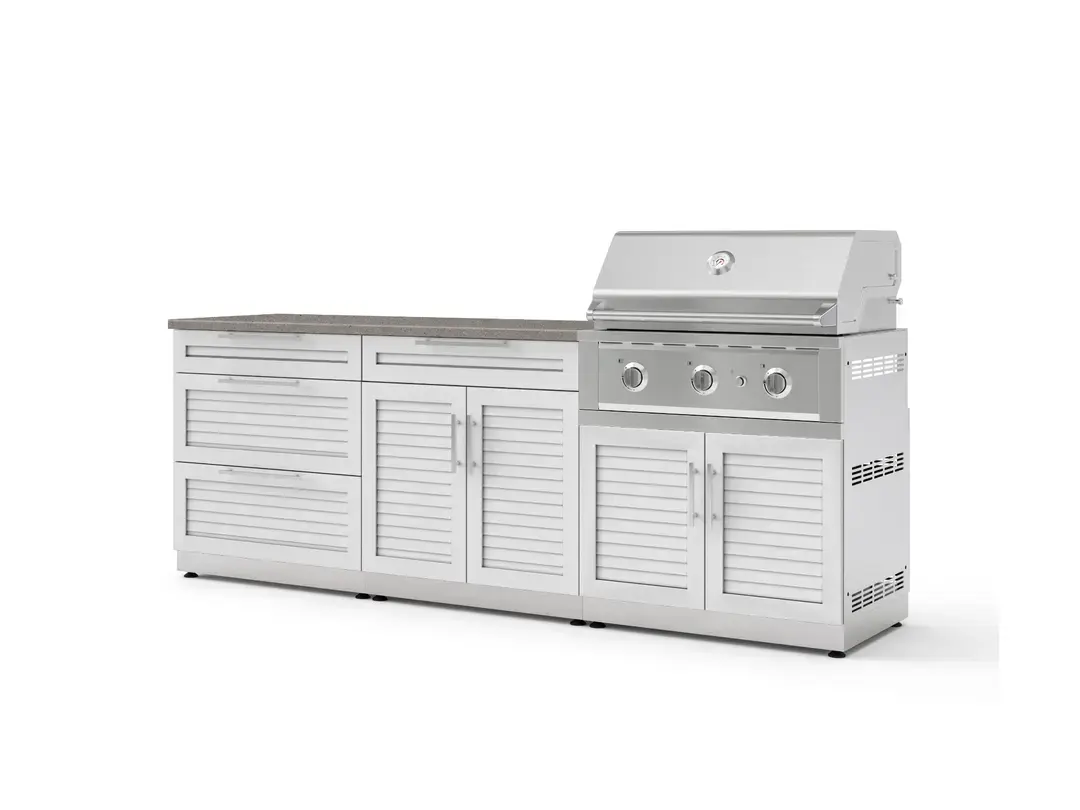 Newage SS White 5PC Performance Grill Set