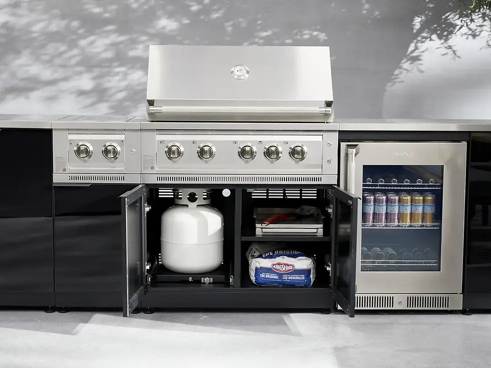 Thumbnail: OKC 16 Aluminum 6 pc Set 2x 1 Door 33 IGC 33 LP Performance Grill 2x 16