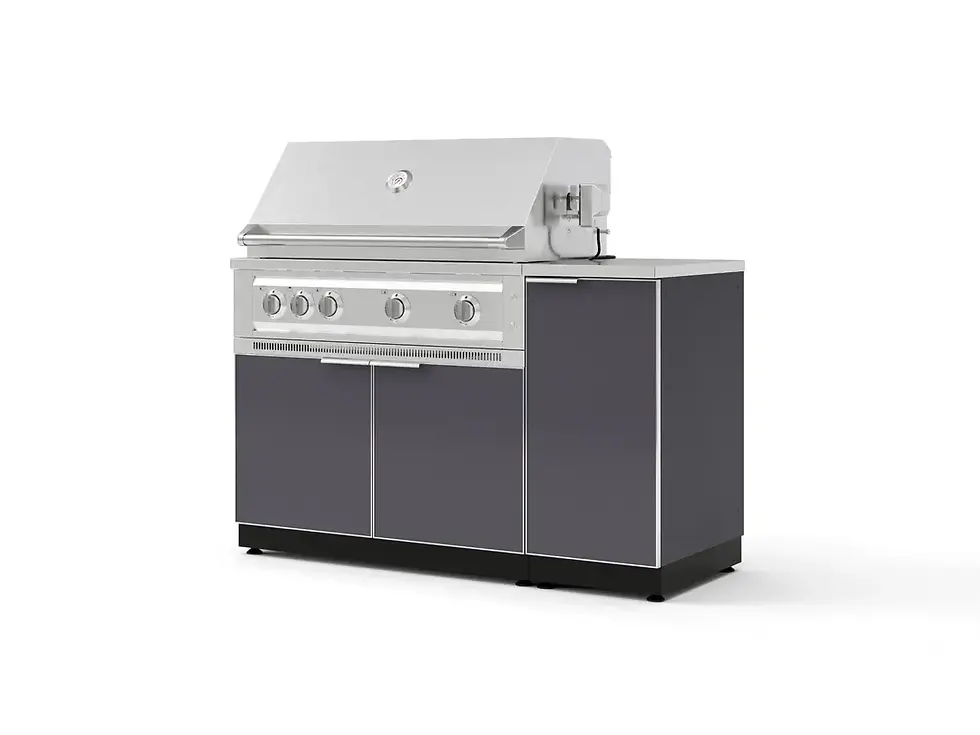 Thumbnail: OKC 16 Aluminum 4 pc Set 1 Door 33 IGC 33 LP Platinum Grill 16 SS Top