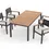 Thumbnail: Rhodes 4 Seater Dining Set with 72 in. Table