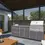 Thumbnail: Classic Series 7PC Modular Outdoor Kitchen · Aluminum · Tempered Glass Door