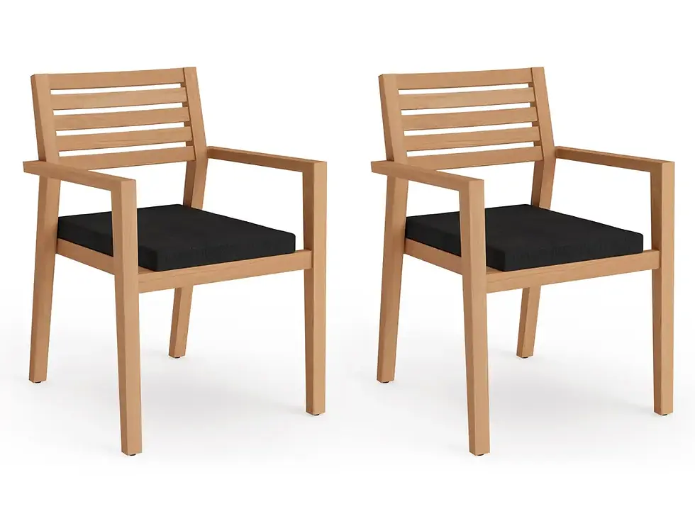 Thumbnail: Newage Loft Charcoal Dining Chair 2 Pack