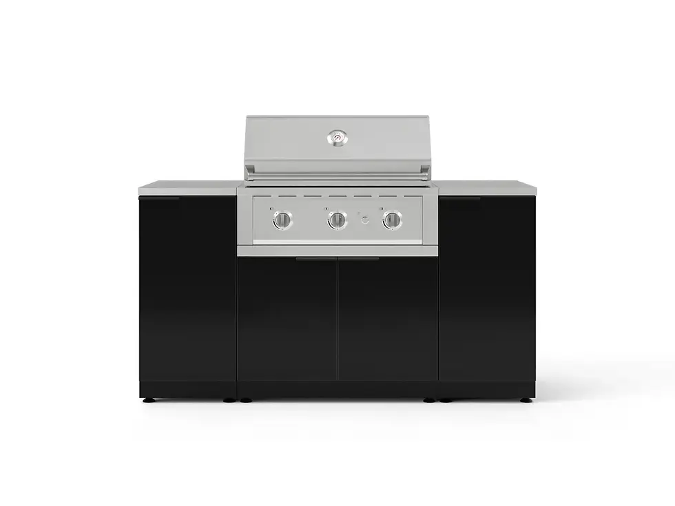 Thumbnail: OKC 16 Aluminum 6 pc Set 2x 1 Door 33 IGC 33 LP Performance Grill 2x 16