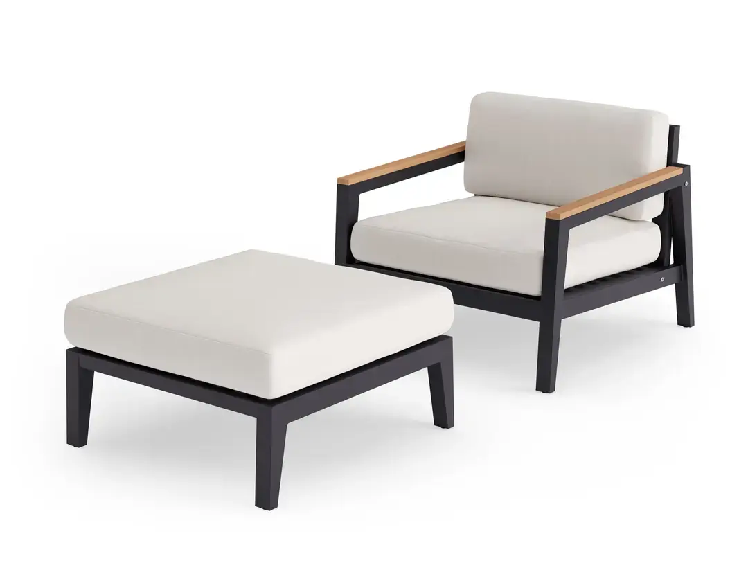 Newage 7R Rhodes AL Outdoor Set – Canvas Natural