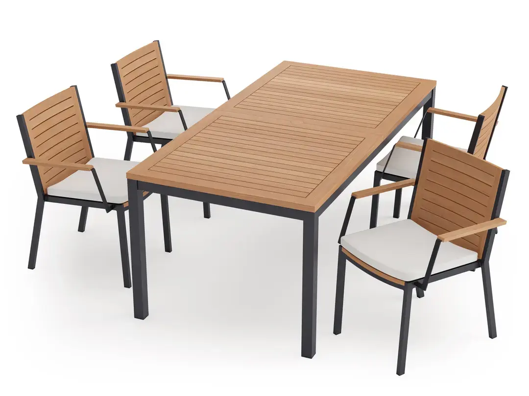 Newage Monterey AL Teak 12M Set – Canvas Natural