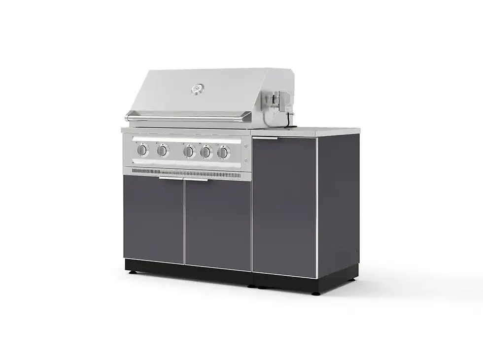 Thumbnail: OKC 16 Aluminum 4 pc Set 1 Door 33 IGC 33 LP Platinum Grill 16 SS Top