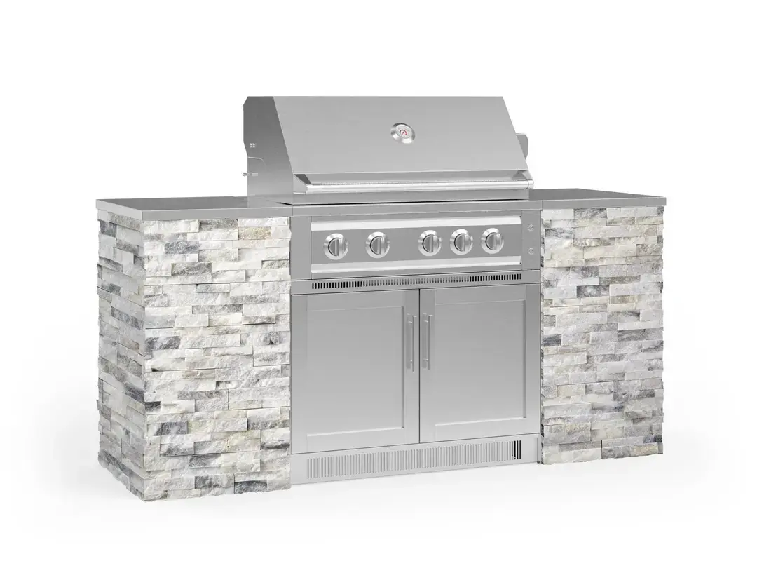 Newage OKC Compact 9 36" Liquid Propane Grill White Crystal