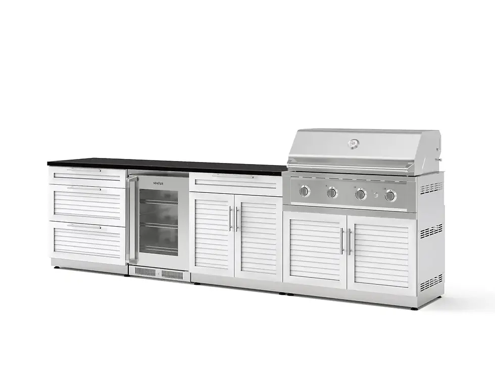 Thumbnail: Newage Stainless Steel White 7PC Kitchen with Performance Grill