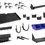 Thumbnail: Pro 3 0 Black 5 PC LWT 78 Workstation 72 BAM Pegboard kit