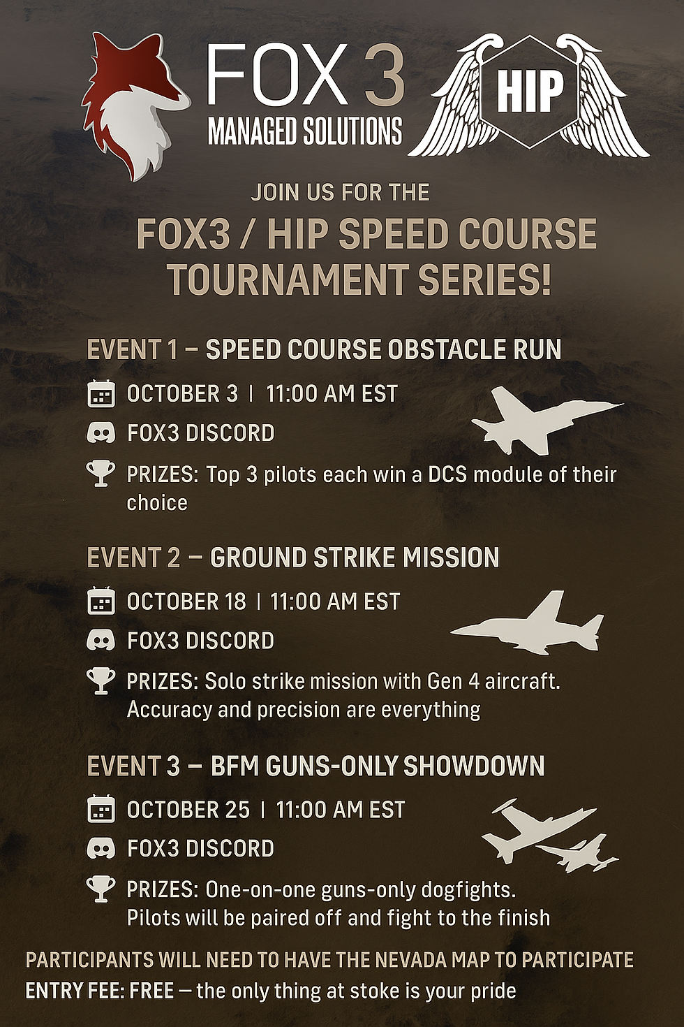 Fox3 / HIP Tournament Series – Now Expanded!