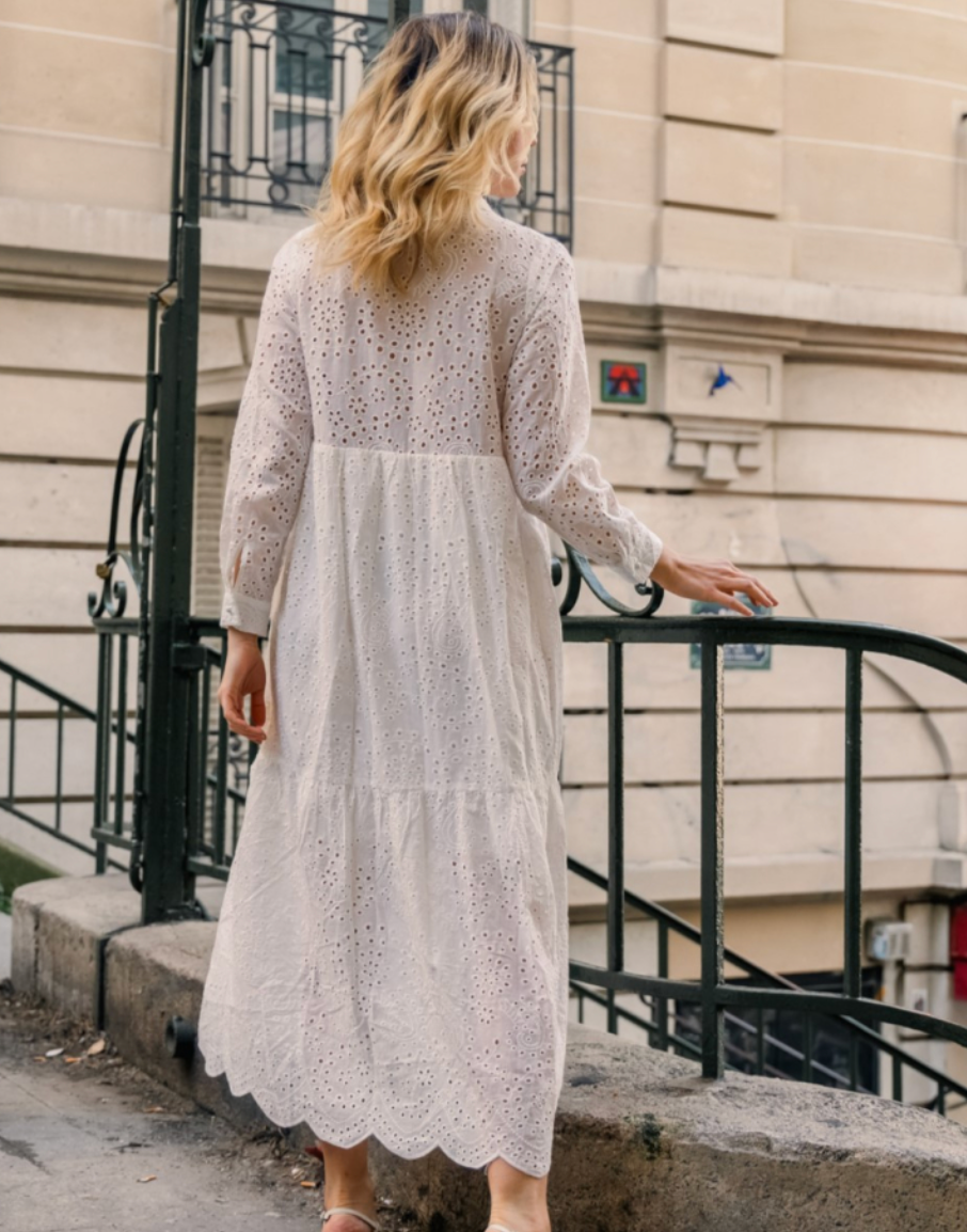 Thumbnail: Embroidered Cotton dress