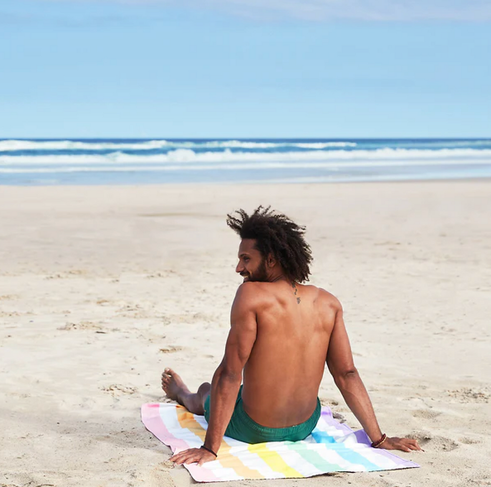 Thumbnail: Sea foam Dock & Bay beach towel