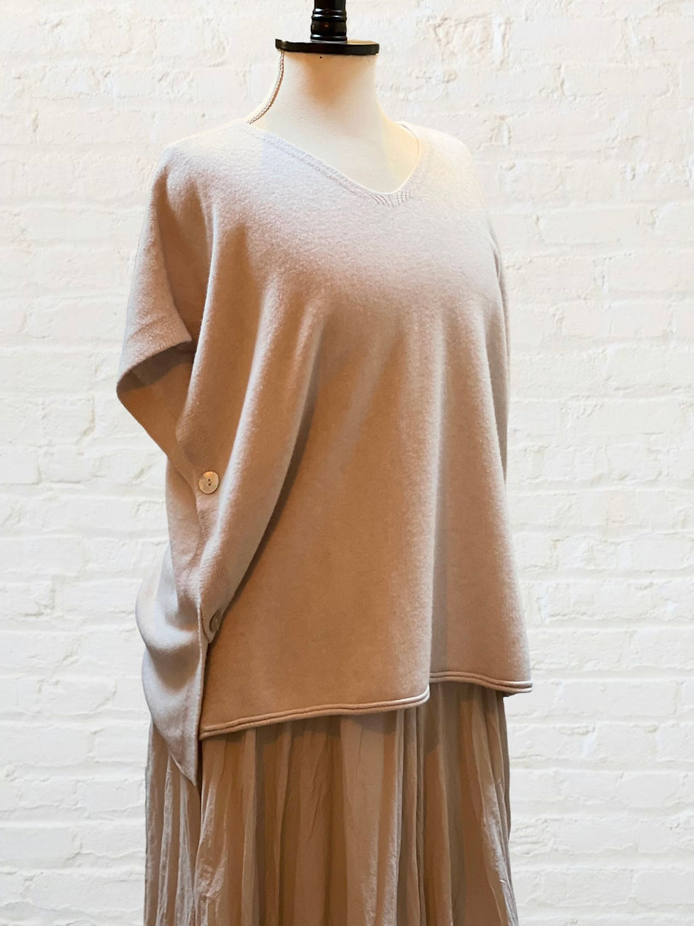 Thumbnail: Poncho with side buttons