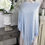 Thumbnail: Blue frill poncho cashmere mix