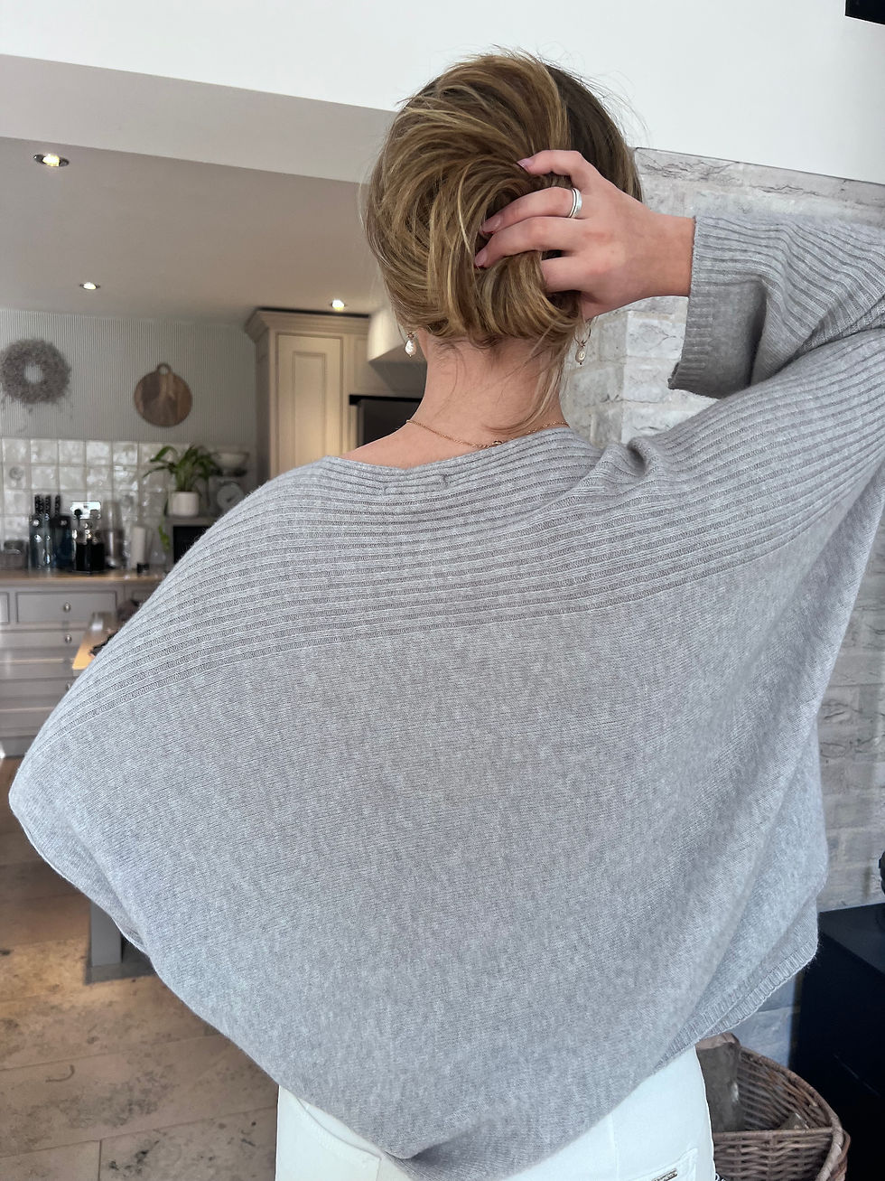 Thumbnail: Soft loose rib jumper