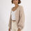 Thumbnail: Soft knit cardigan with puff sleeves